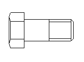 0D4375 BOLT HEXHEAD SV.dwg