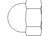 0D250-S LOW CROWN NUT.dwg