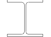 12X087 W-SHAPE END ELEV.dwg
