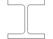 14X283 W-SHAPE END ELEV.dwg