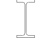 30X292 W-SHAPE END ELEV.dwg