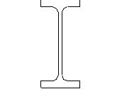 36X588 W-SHAPE END ELEV.dwg