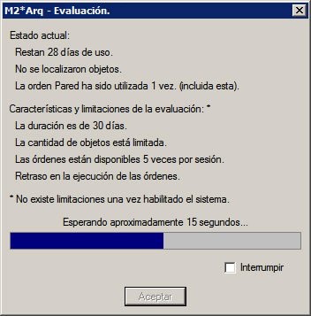 Pantalla Modo Demostración