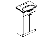 PUERTA LISA 60 3D.dwg